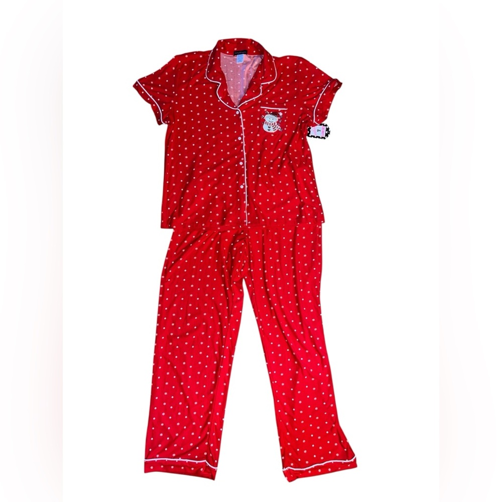Grumpy & Gorgeous Snowman & Snowflake Pajama Set
